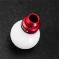 Picture of Cobb Subaru 5-Speed COBB Knob - White w/ Race Red