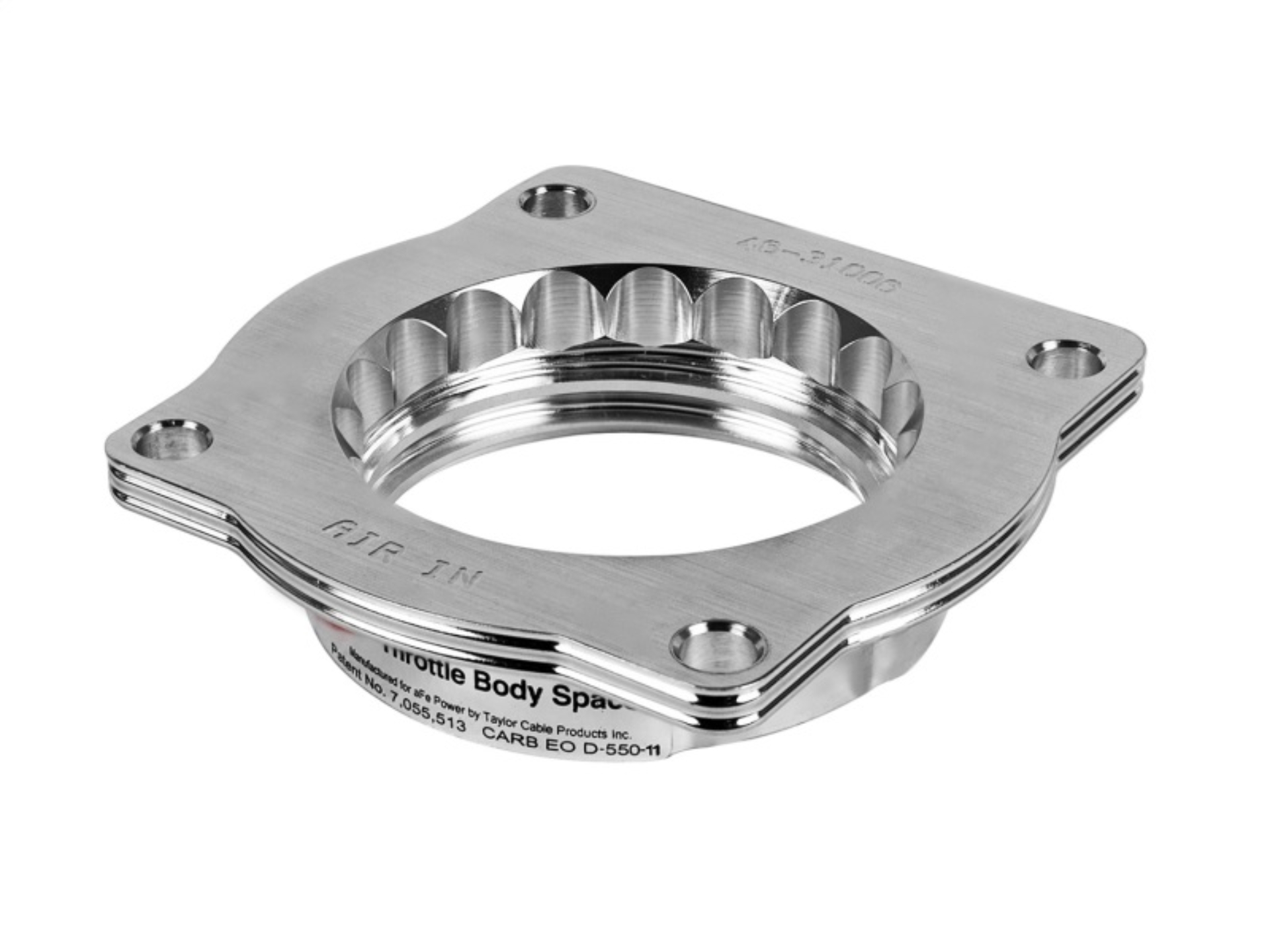 Picture of aFe Silver Bullet Throttle Body Spacers TBS BMW 5 Series (E60) 06-10 V8-4.8L
