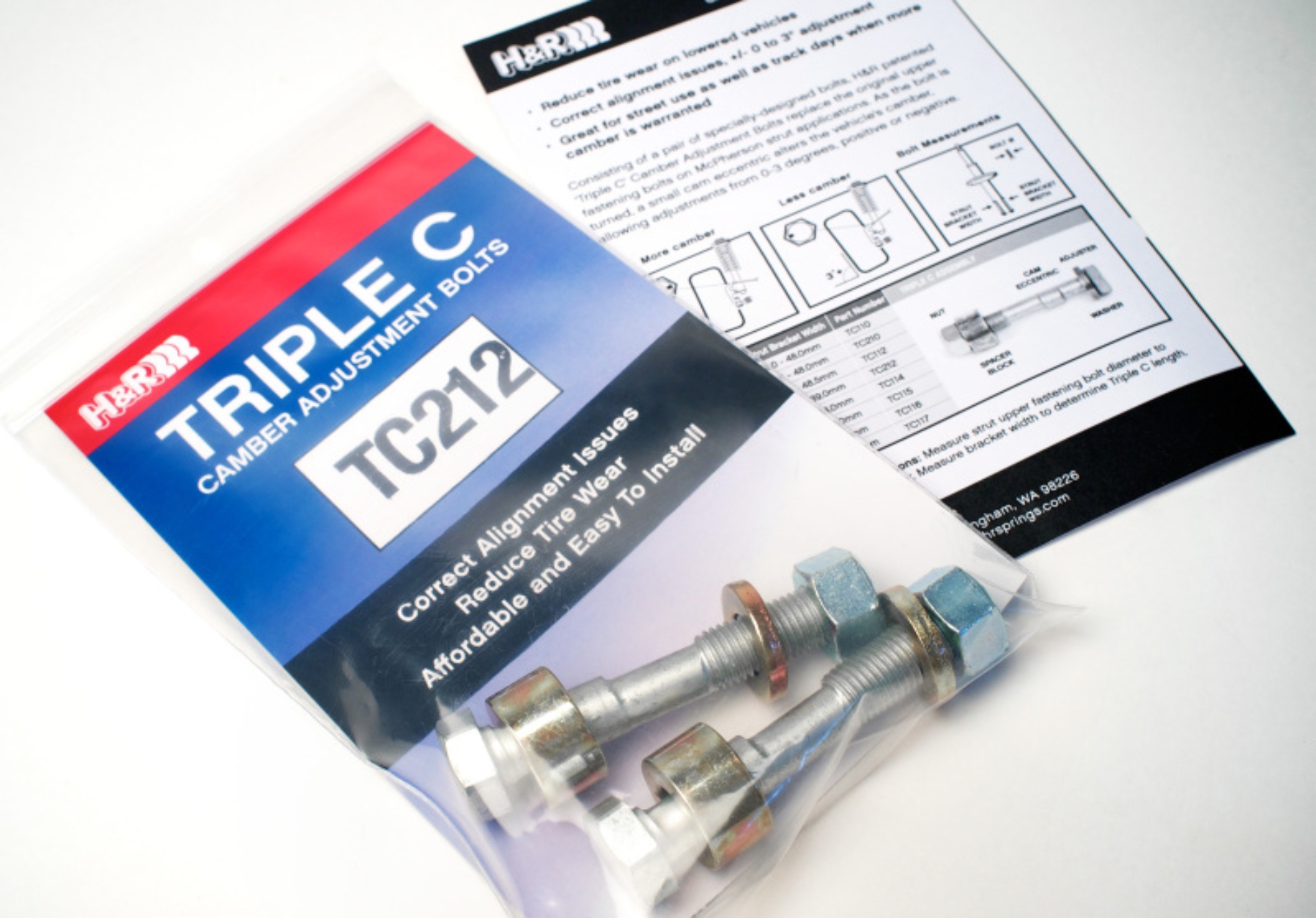 Picture of H&R TC117 Triple Camber Adjustment Bolts - 17mm