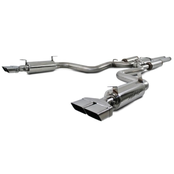 Picture of MBRP 08-11 Dodge Challenger SRT8 6.1L Hemi T304 Cat Back Dual Split Rear