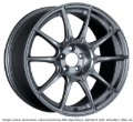 Picture of SSR GTX01 17x9 5x114.3 38mm Offset Dark Silver Wheel