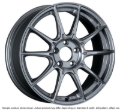 Picture of SSR GTX01 18x7.5 5x100 48mm Offset Dark Silver Wheel