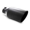 Picture of MBRP Universal Tip 8in O.D. Rolled End 4in inlet 18in length Black