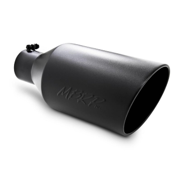 Picture of MBRP Universal Tip 8in O.D. Rolled End 4in inlet 18in length Black