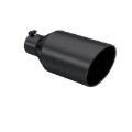 Picture of MBRP Universal Tip 8in O.D. Rolled End 4in inlet 18in length Black