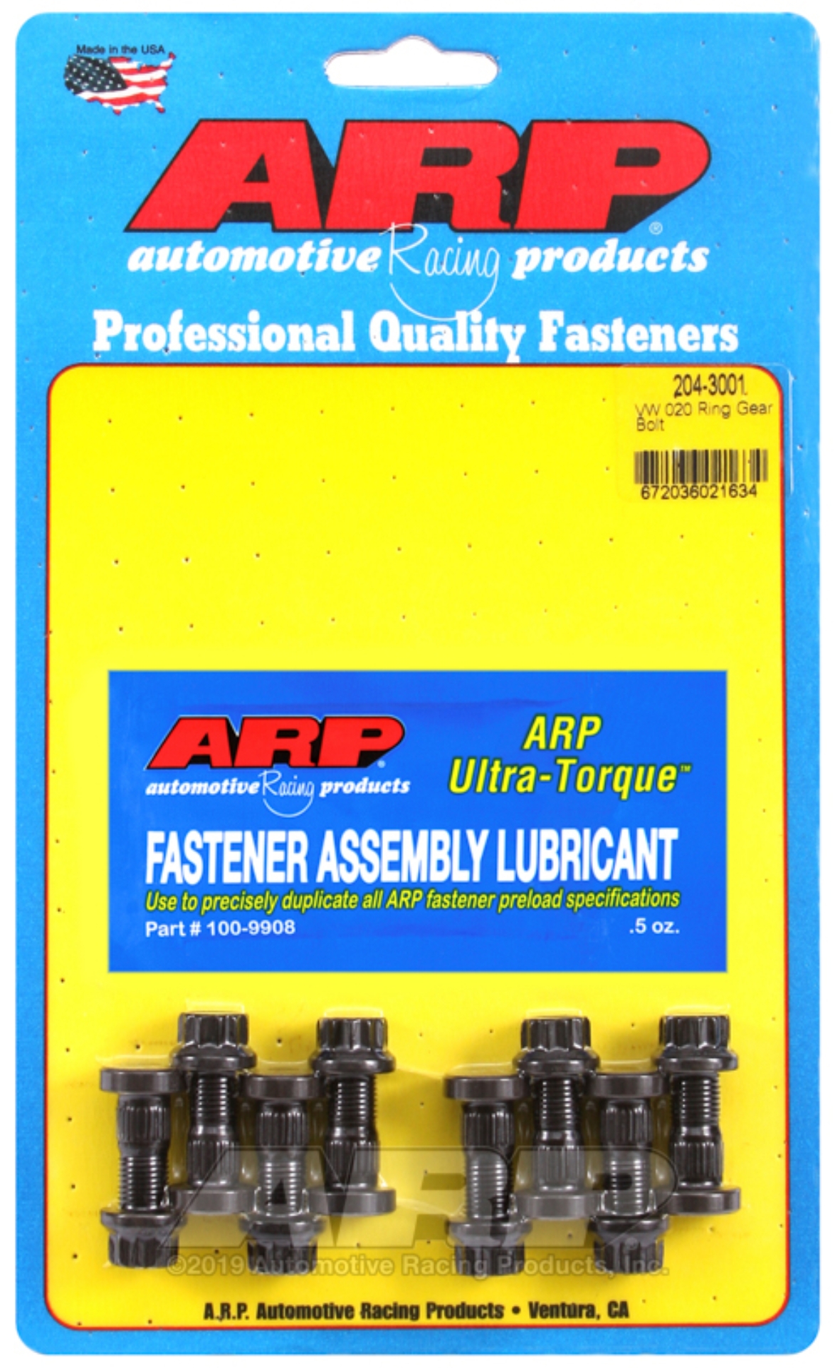 Picture of ARP VW 020 M9 Ring Gear Bolt Kit