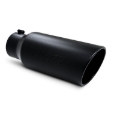 Picture of MBRP Universal Tip 7in O.D. Rolled End 5in inlet 18in length Black
