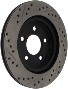 Picture of Sport Drilled & Slotted Brake Rotor; Rear Left