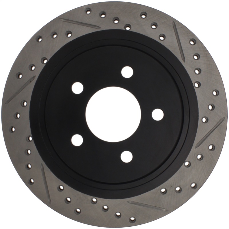 Picture of Sport Drilled & Slotted Brake Rotor; Rear Left