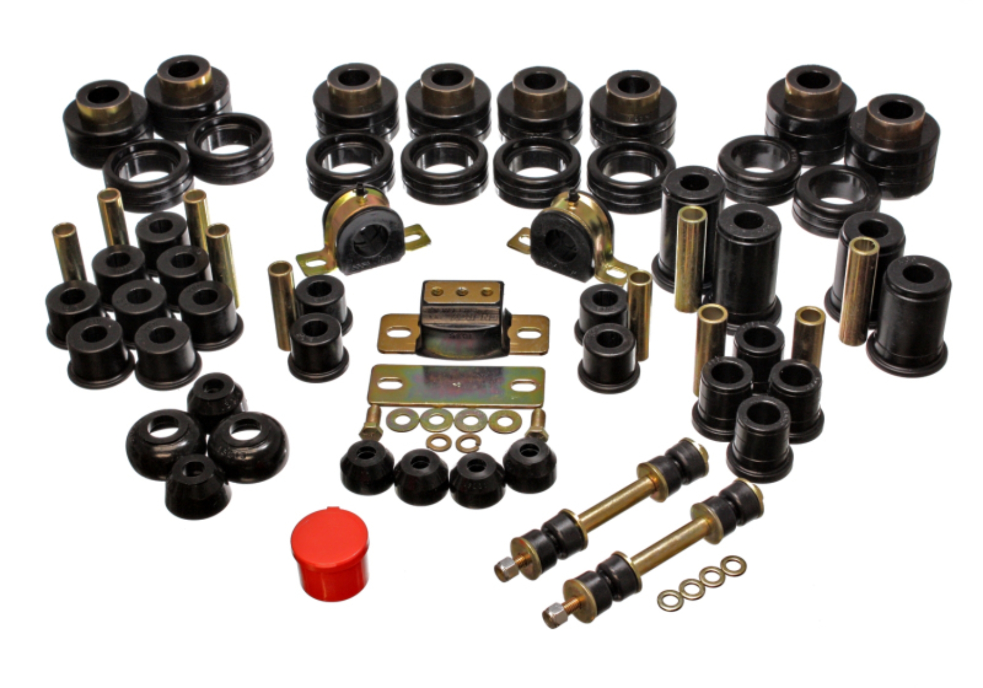 Picture of Energy Suspension 88-98 Chevy/GMC 2WD 1/2, 3/4, 1 Ton PickUp Black Hyper-flex Master Bushing Set