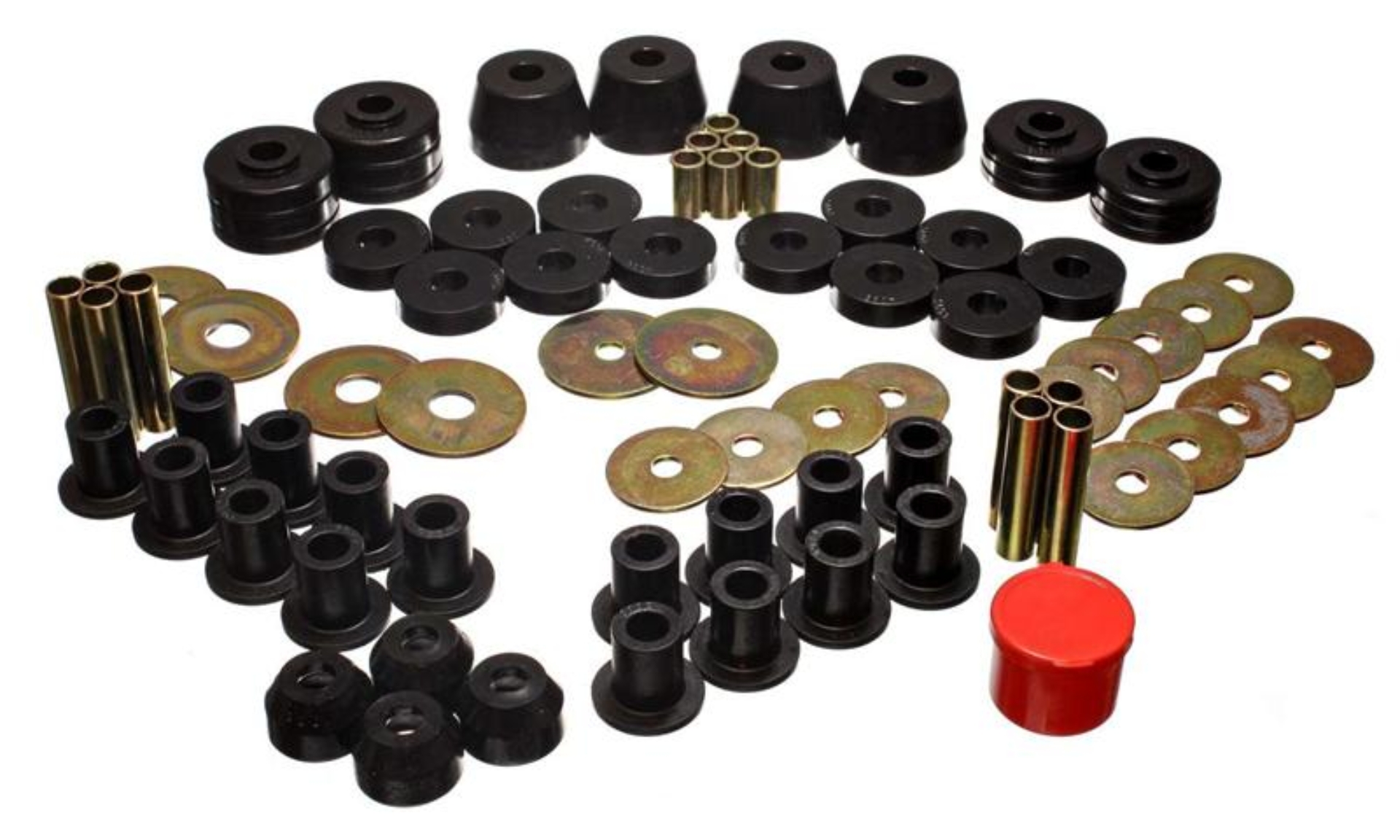 Picture of Energy Suspension 85-92 VW Golf/GTI/Jetta / 72-93 Dodge Ramcharger Blk Hyper-flex Master Bushing Set