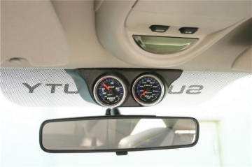 Picture of Autometer 99-04 Ford Super Duty / 03-07 Dodge Ram Black Dual Overhead Console Pod