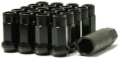 Picture of Wheel Mate Muteki SR48 Open End Lug Nuts - Black 12x1.25 48mm
