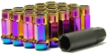 Picture of Wheel Mate Muteki SR48 Open End Lug Nuts - Neon 12x1.25 48mm