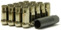 Picture of Wheel Mate Muteki SR48 Open End Lug Nuts - Titanium 12x1.50 48mm