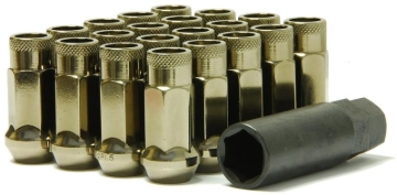 Picture of Wheel Mate Muteki SR48 Open End Lug Nuts - Titanium 12x1.50 48mm