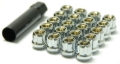 Picture of Wheel Mate Muteki Open End Lug Nuts - Chrome 12x1.25