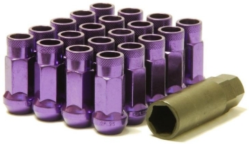 Picture of Wheel Mate Muteki SR48 Open End Lug Nuts - Purple 12x1.50 48mm