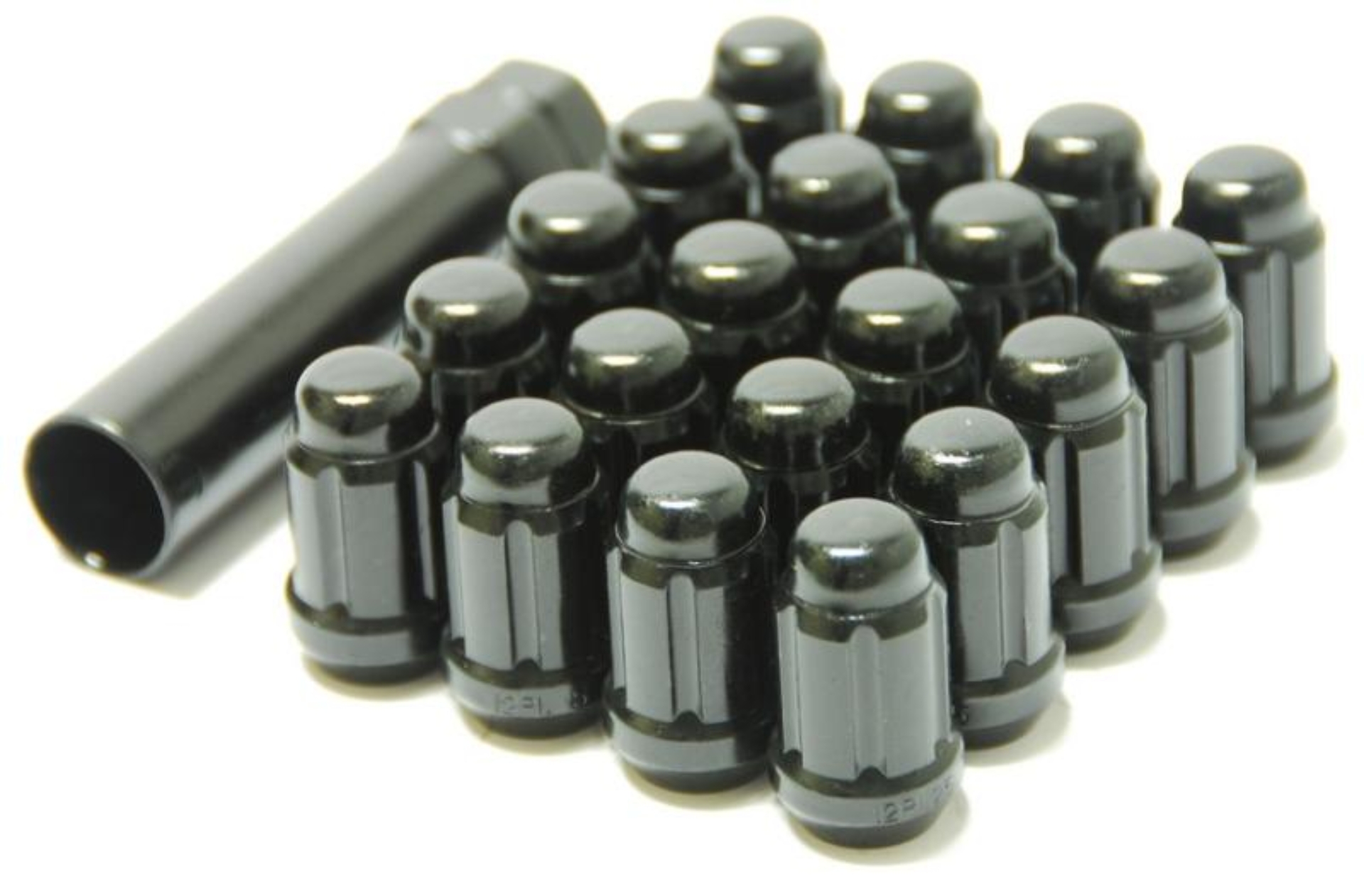 Picture of Wheel Mate Muteki Closed End Lug Nuts - Deep Black 12x1.25