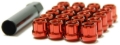 Picture of Wheel Mate Muteki Open End Lug Nuts - Red 12x1.50
