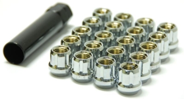 Picture of Wheel Mate Muteki Open End Lug Nuts - Chrome 12x1.50
