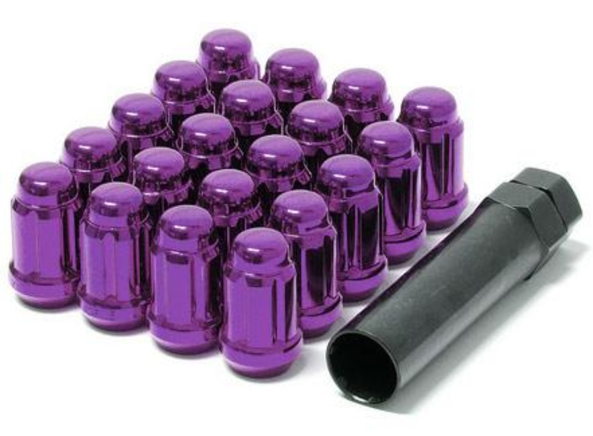 Picture of Wheel Mate Muteki Closed End Lug Nuts - Purple 12x1.50