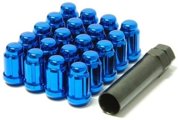 Picture of Wheel Mate Muteki Closed End Lug Nuts - Blue 12x1.50