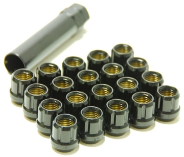 Picture of Wheel Mate Muteki Open End Lug Nuts - Deep Black 12x1.25