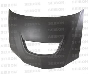 Picture of Seibon 03-07 Mitsubishi Evo 8/9 OEM-DRY Carbon Fiber Hood