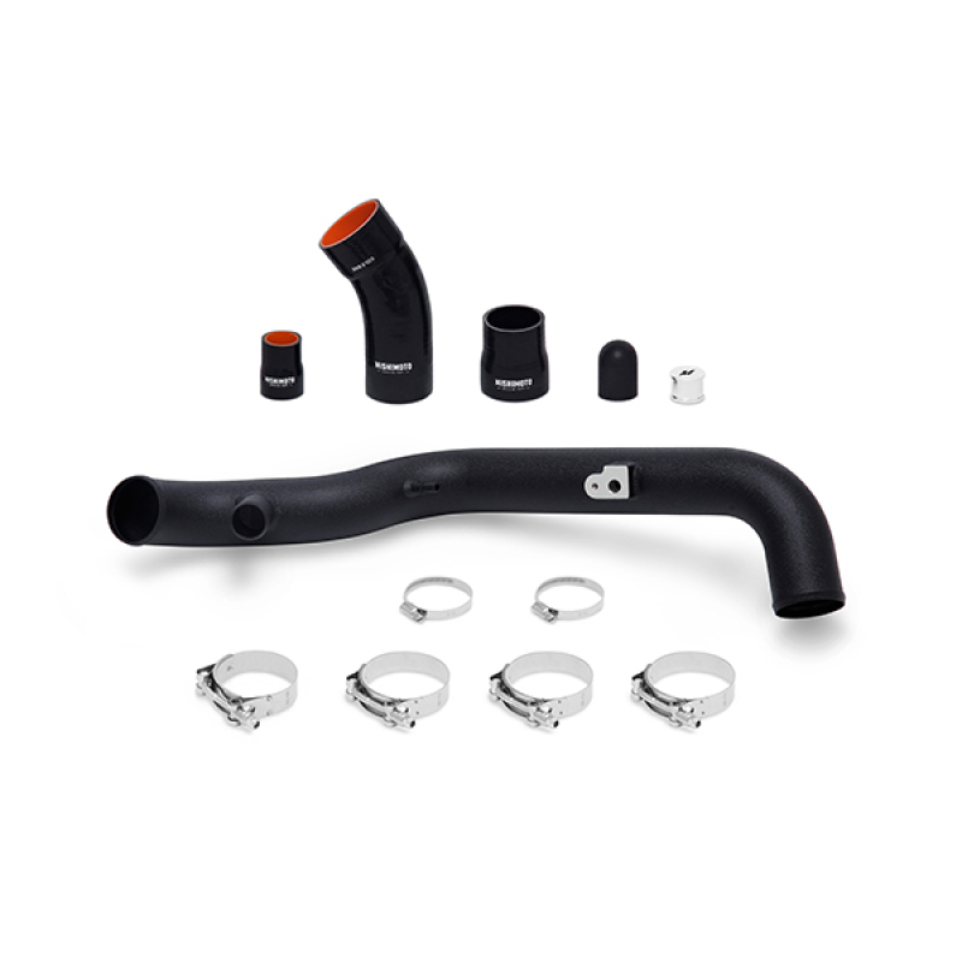 Picture of Mishimoto 2014+ Ford Fiesta ST Cold-Side Intercooler Pipe Kit - Wrinkle Black