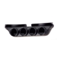 Picture of Autometer 99-04 Ford Super Duty / 03-07 Dodge Ram Black Quad Overhead Console Pod