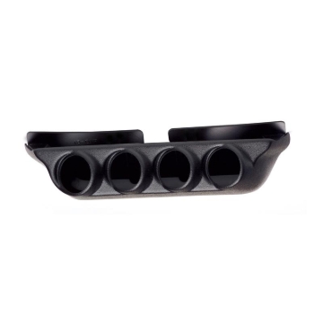 Picture of Autometer 99-04 Ford Super Duty / 03-07 Dodge Ram Black Quad Overhead Console Pod
