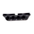 Picture of Autometer 99-04 Ford Super Duty / 03-07 Dodge Ram Black Quad Overhead Console Pod