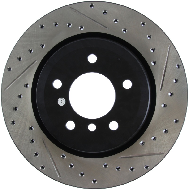 Picture of Sport Drilled & Slotted Brake Rotor; Rear Left