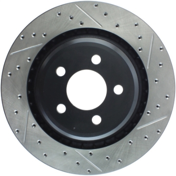 Picture of Sport Drilled & Slotted Brake Rotor; Rear Left