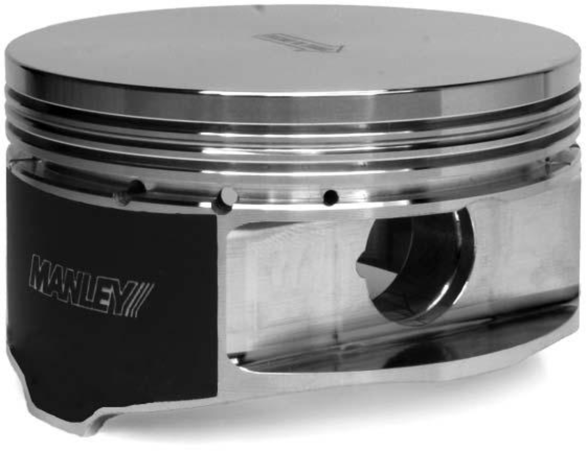 Picture of Manley Chevy LS Series 3.905in Bore 3.622in Stroke -4cc Flat Top Piston Set