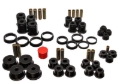 Picture of Energy Suspension 84-01 Jeep Cherokee/Wagoneer/Comanche Black Hyper-Flex Master Bushing Set
