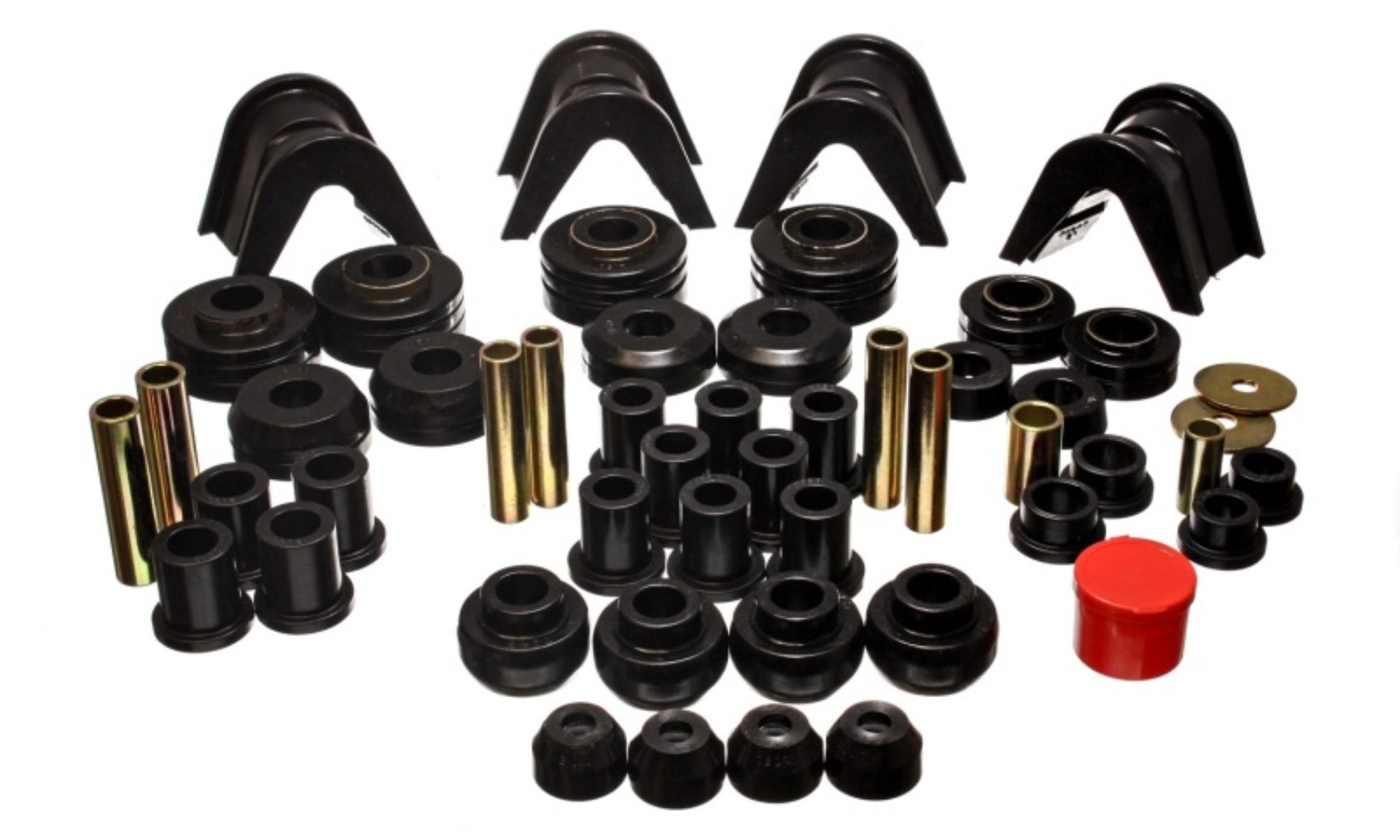 Picture of Energy Suspension 73-79 Ford F-150 Pickup w/ 2 Degree C-Bushing Black Hyper-Flex Master Bushing Set