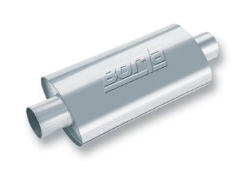 Picture of Borla XR-1 Racing Sportsman 2 1/2 inch Outlet / 2 1/2 inch Inlet 12in Case Oval Muffler