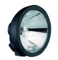 Picture of Hella Rallye 4000 Compact Black Driving Lamp w/ Bulb and Stone Shield