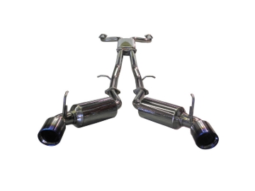 Picture of Injen 09-20 Nissan 370Z Dual 60mm SS Cat-Back Exhaust w/ Built In Resonated X-Pipe