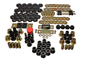 Picture of Energy Suspension 55-57 Chevrolet Belair/El Camino/Impala Black Hyper-Flex Master Bushing Set