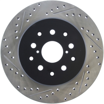 Picture of Sport Drilled & Slotted Brake Rotor; Rear Right