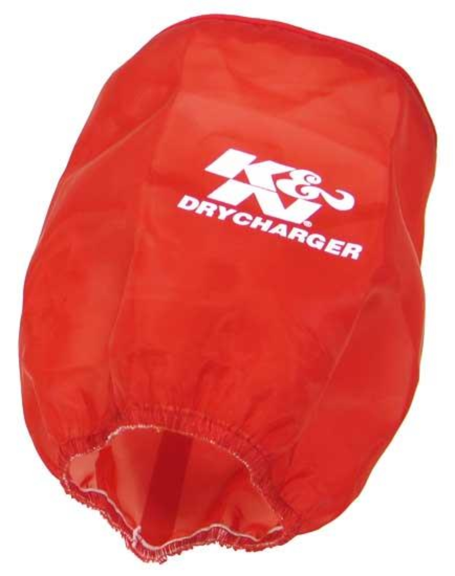 Picture of K&N Drycharger Air Filter Wrap Red 6in Base ID x 5in Top ID x 6.5in Height