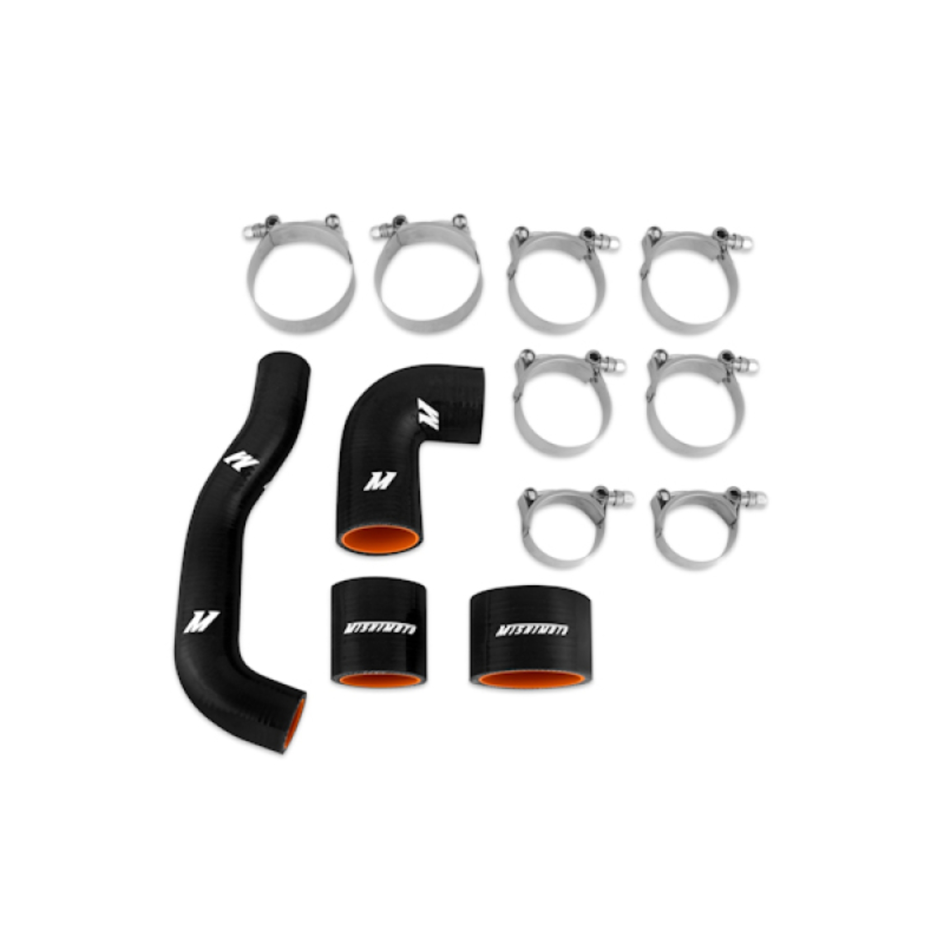 Picture of Mishimoto 04-07 Subaru WRX STI (STI only) JDM Black Silicone Intercooler Hoses