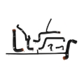 Picture of Mishimoto 92-94 Volkswagen Corrado VR6 Black Silicone Hose Kit