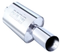 Picture of Borla Boomer Muffler Thumper Oval 2-1/4in In 4in Side Round Out