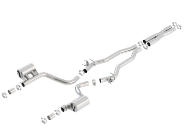 Picture of Borla 15-16 Dodge Challenger Hellcat 6.2L V8 ATAK w/ Valve Simulator CB Exhaust Factory Valance