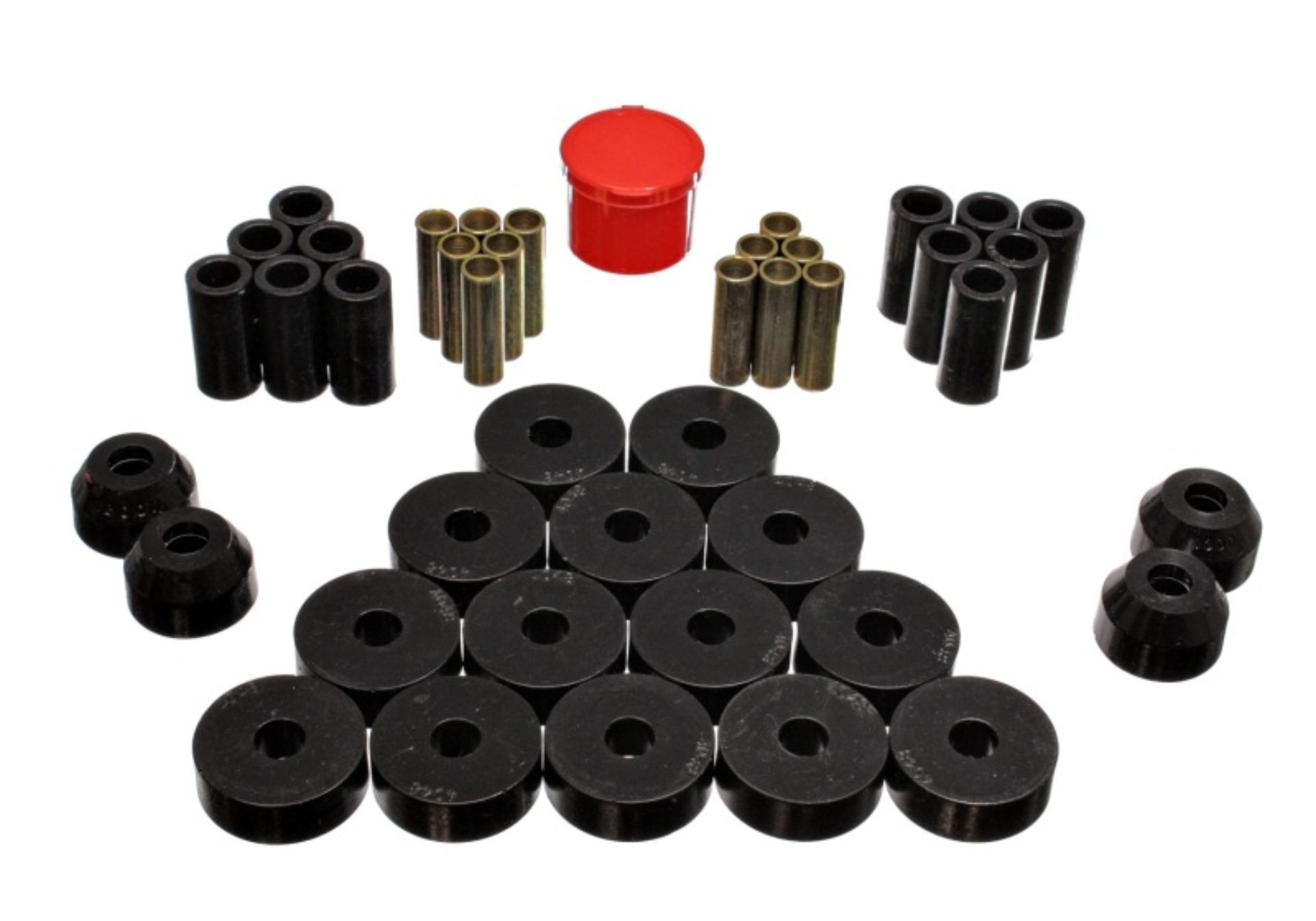 Picture of Energy Suspension 55-75 Jeep CJ5/CJ6 Black Hyper-Flex Master Bushing Set