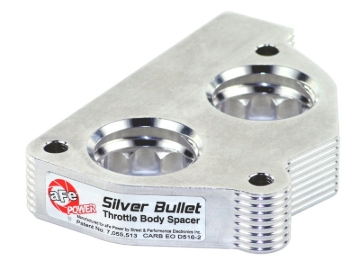Picture of aFe Silver Bullet Throttle Body Spacers TBS GM C/K 1500/2500/3500 87-95 V6-4.3L V8-5.0/5.7L